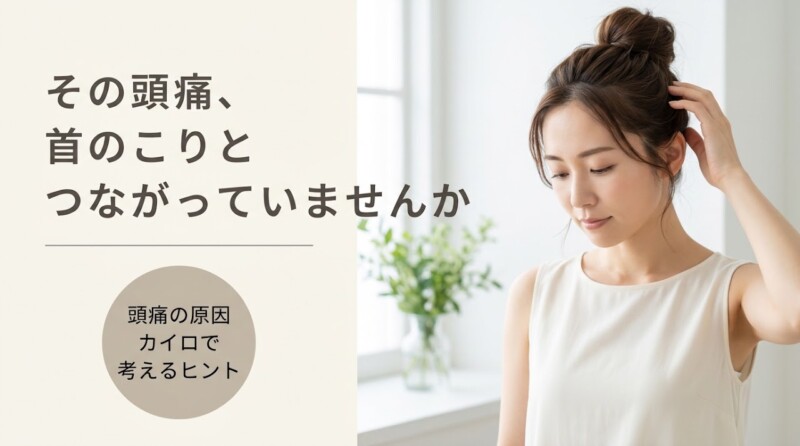 長野市で頭痛が続く原因と改善法｜カイロプラクティックのアプローチ｜アップルカイロプラクティック